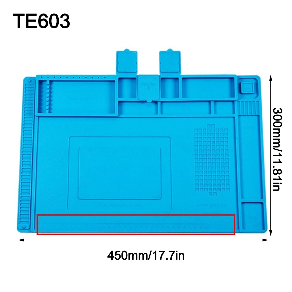 Electronics Repair Desk - Silikonowa mata lutownicza antystatyczna, odporna na