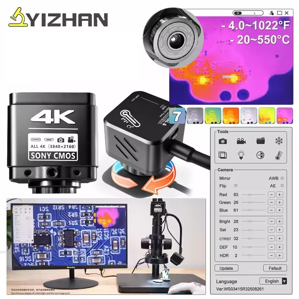 Electronics Repairing - Kamera termowizyjna YIZHAN 256*192 pikseli 4k
