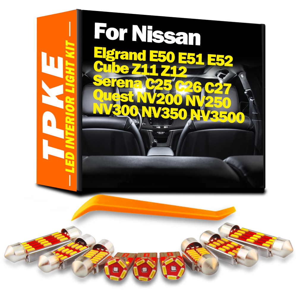 Nikon Camera D3500 - Zestaw żarówek wewnętrznych LED do Nissan