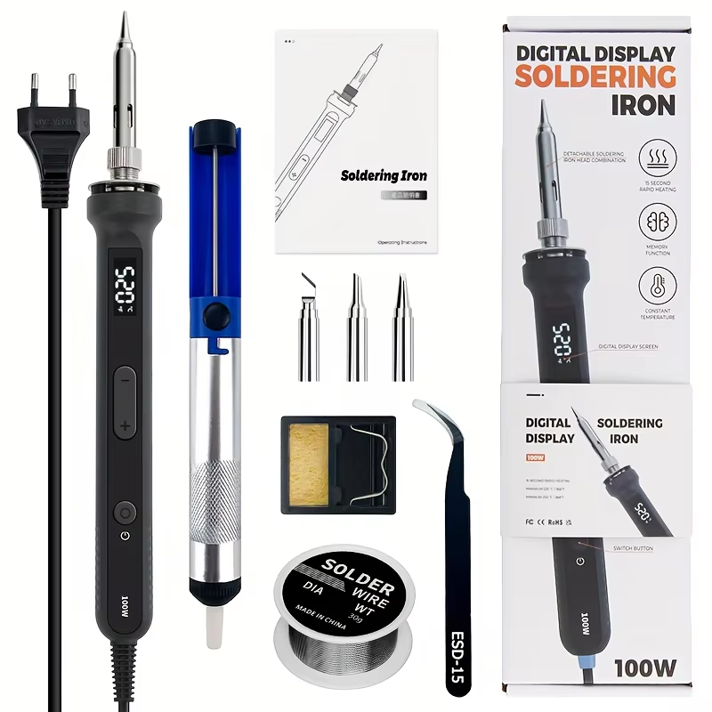 Zestaw cyfrowej lutownicy 100W – Electronics Repair Services recenzja i cena