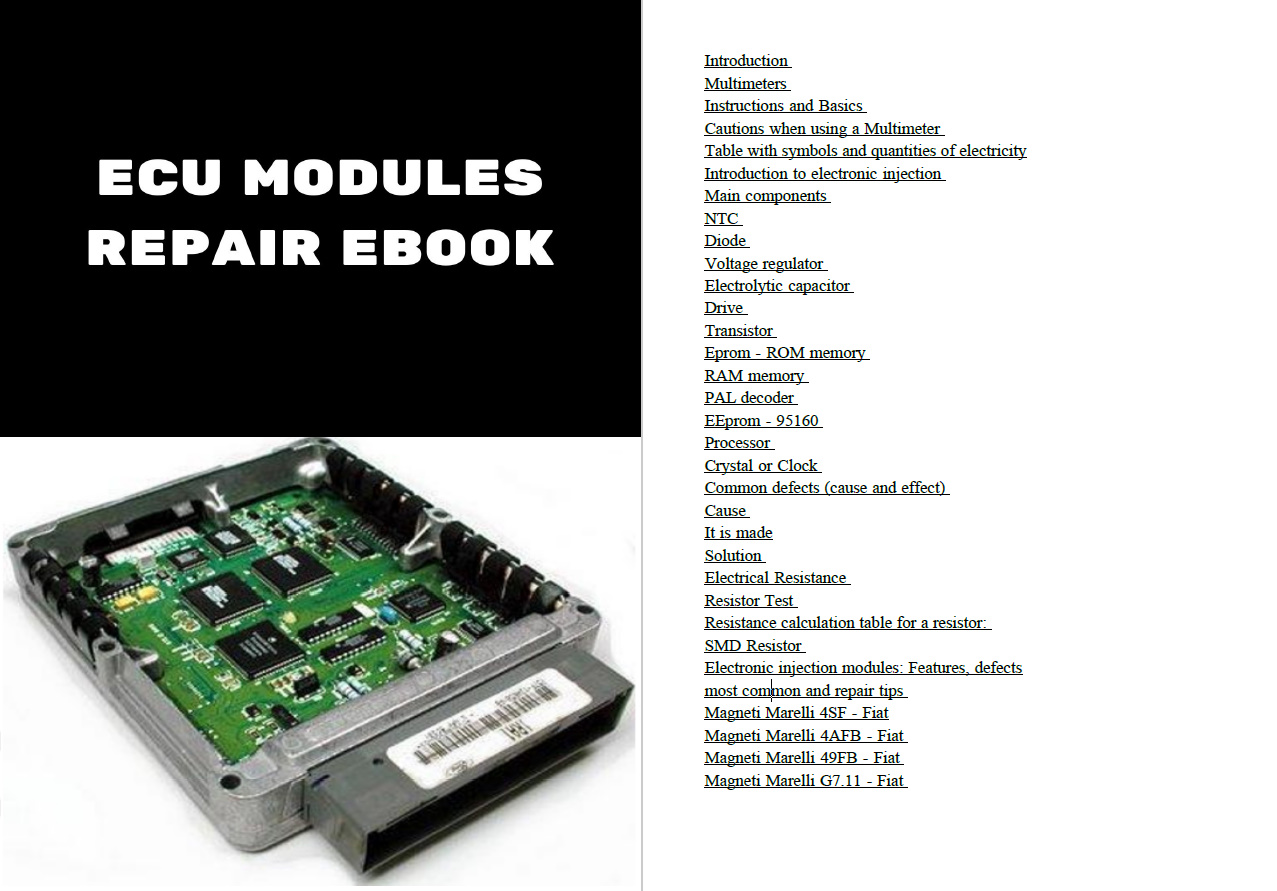 5 sztuk instrukcja naprawy ECU – Electronics Repair Guide recenzja i cena