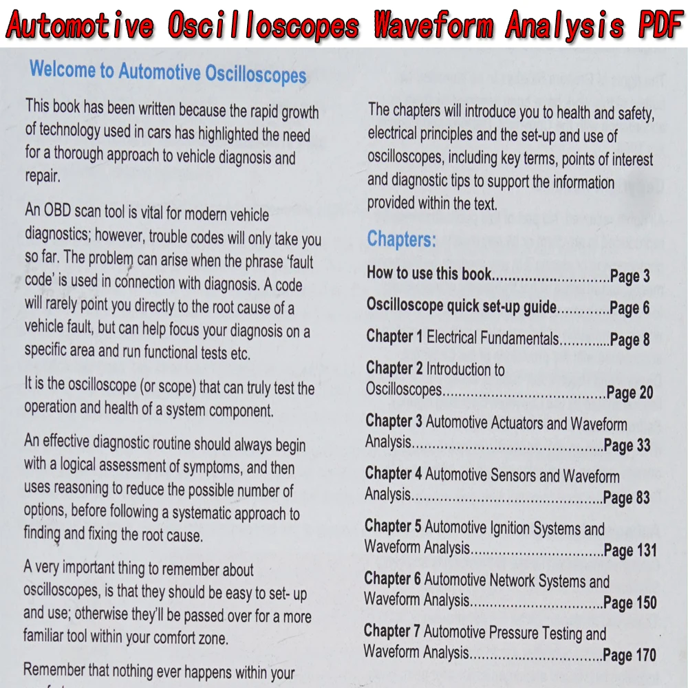 Oscyloskopy samochodowe Analiz – Electronics Repair Guide recenzja i cena